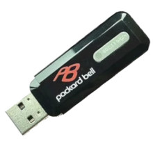 An image of a AzureWave AW-NU120 Wireless N device, with Packard Bell Branding.