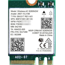 Intel 8260NGW Wireless-AC M.2 Adapter Drivers