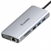 WAVLINK WL-UMD501 USB C Hub/Docking Station 12-in-1 