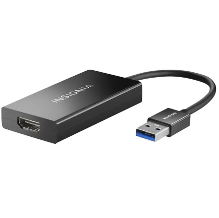 Insignia™ NS-PU37H-BK USB 3.0 to HDMI External Video Adapter