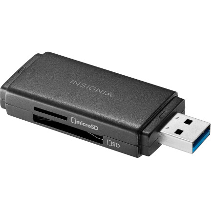 Insignia™ NS-CRSA1 USB 3.0 SD/microSD Memory Card Reader
