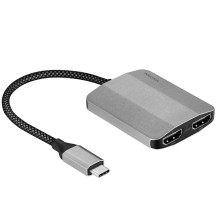 Insignia™ NS-PA5C2HMS23 USB-C to Dual 4K HDMI Adapter