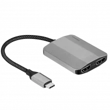 Insignia™ NS-PA5C2HMS23 USB-C to Dual 4K HDMI Adapter