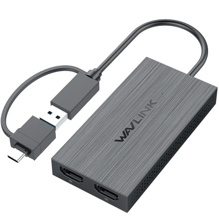 Wavlink WL-UG6902H USB 3.0 to 2 x HDMI Adapter