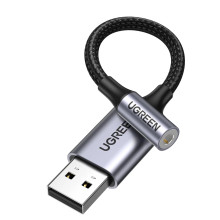 UGREEN 30757 USB to 3.5mm Jack Audio Adapter Sound Card 