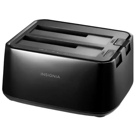 Insignia™ NS-PCHDEDS19 2-Bay HDD docking station