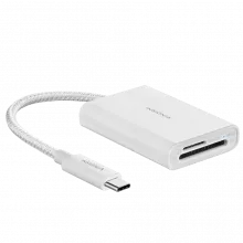 Insignia™ NS-PA3CSDW USB-C-to-SD/microSD Dual-Slot Card Reader