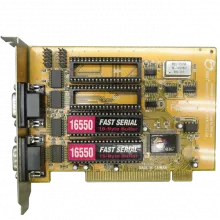 SIIG PCI Expander 4S JJ-P04212 High Speed Dual Port Serial PCI Adapter