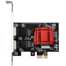 Ulansen TXA094 PCIE-X1 PCIE 2.0 Dual-Port Gbe LAN Network Card