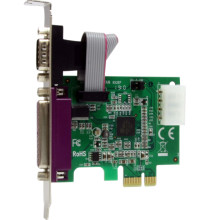  StarTech PEX1S1P952 1S1P Native PCI Express Parallel Serial Combo Card 