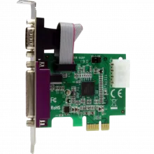  StarTech PEX1S1P952 1S1P Native PCI Express Parallel Serial Combo Card 