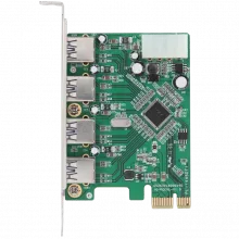SYBA SY-PEX20103 USB 3.0 4-port PCI-Express Controller Card