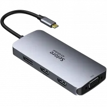 Selore SEUC0513 USB C to Dual HDMI Adapter 7 IN 1