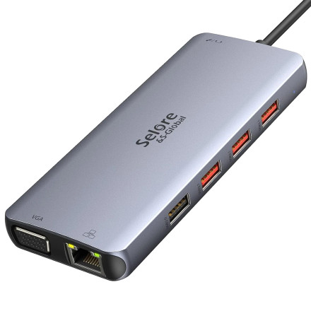 Selore SEUC3310 USB-C 11-in-1 adapter