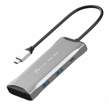 j5create JCD396 USB-C® Dual HDMI™ 4K60 Mini Dock