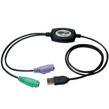 Tripp Lite B015-000 USB to PS/2 Adapter (Keyboard and Mouse)