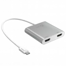j5create JCA365 USB-C® to Dual HDMI™ Multi-Monitor Adapter 