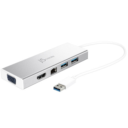 j5create  JUD380 USB™ 3.0 Mini Dock 