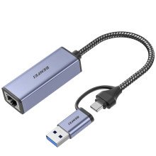 BENFEI 000317grey USB 3.0 to Ethernet Adapter