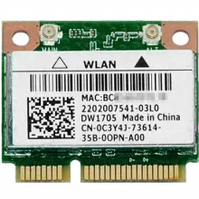 Dell DW1705 WiFi/BT Card