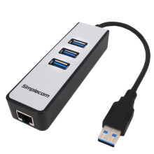 Simplecom CHN310 USB 3.0 HUB 3 Port/Gigabit Ethernet