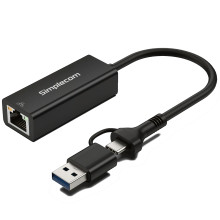 Simplecom NU315C USB-C /USB-A to Gigabit Ethernet Adapter