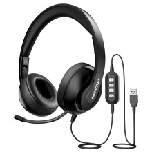 MPOW BH224A Foldable USB Computer Headphones