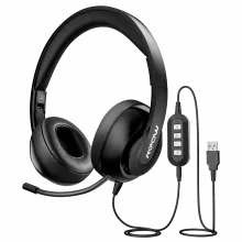 MPOW BH224A Foldable USB Computer Headphones