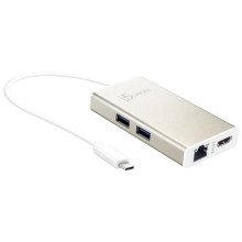 j5create JCA374 USB-C™ Multi-Adapter - HDMI™/Ethernet/USB™ 3.1 HUB/PD 2.0