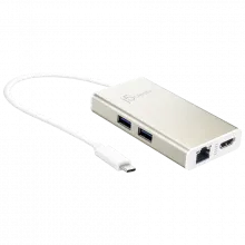 j5create JCA374 USB-C™ Multi-Adapter - HDMI™/Ethernet/USB™ 3.1 HUB/PD 2.0