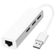 Alfais Al-4517 USB Hub/Ethernet LAN Adapter