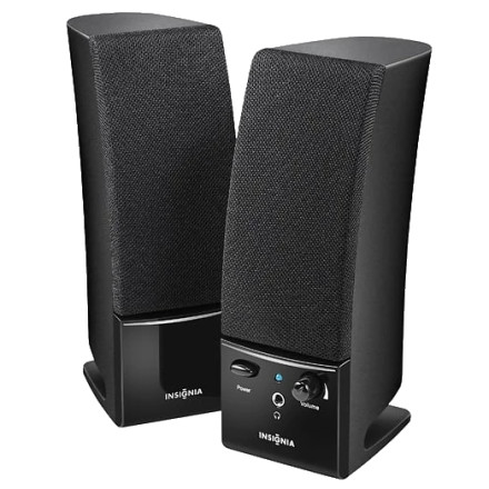 Insignia™  NS-PCS20 - 2.0 Stereo Computer Speaker System