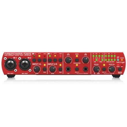 Behringer Firepower FCA610 USB/Firewire Drivers