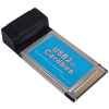 Card Bus USB 2.0 4 port PCMCIA PC Card Adapter Power