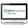 Ein Bild eines HP ENVY TouchSmart 23se-d394 AIO-Desktop-Computers.