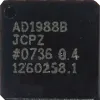 An image of an Analog Devices AD1988B Chip.