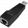 An image of the LOGILINK UA0025C USB LAN Adapter.