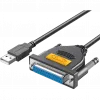 An image of a UGREEN 6ft USB to DB25 Parallel (25 Pin) Printer Cable Adapter.