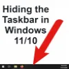 How To Get Rid Of The Bottom Bar On Windows 11/10 (Step-by-Step)